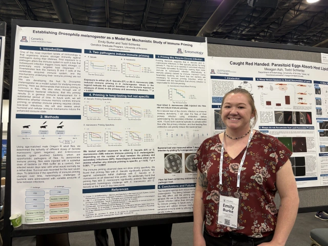 Emily Burke at Drosophila Conference